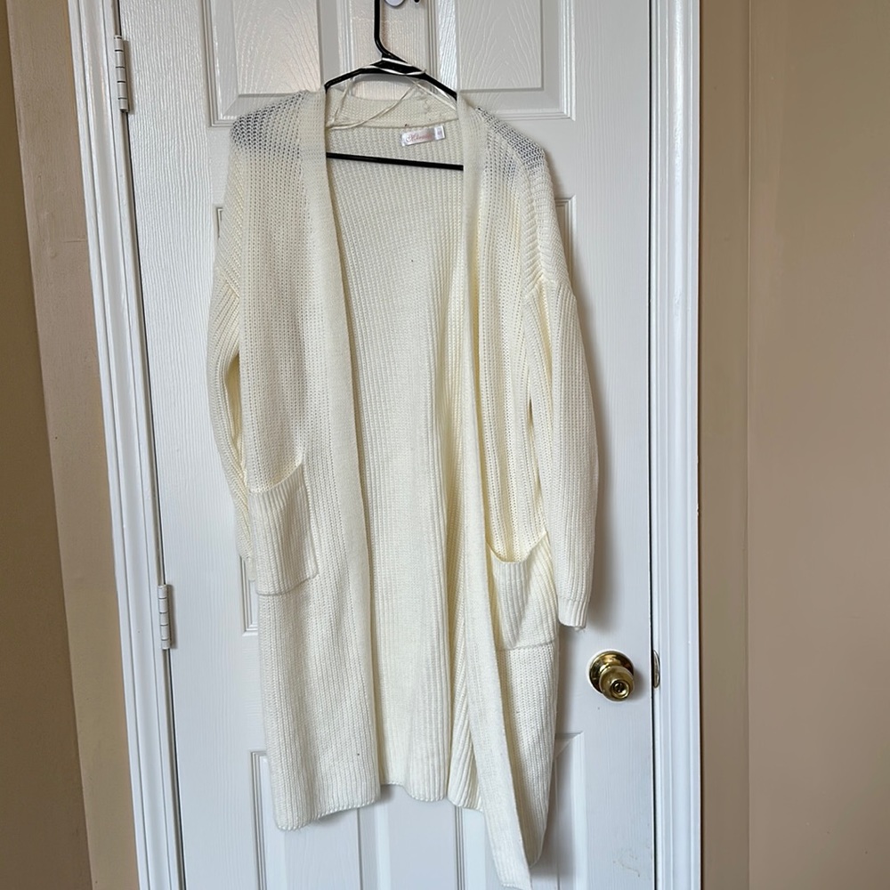 Cream cardigan